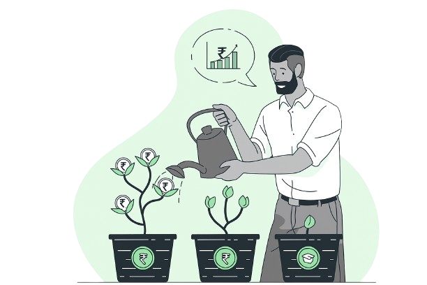 Financial Growth Illustration